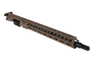Flat dark earth Radian Weapons 16in .223 Wylde AR-15 Complete Upper features a black nitride coated BCG